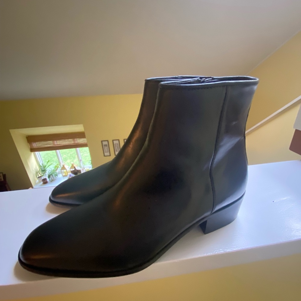 Gorgeous black leather boots by The Kooples-never worn outside. Original box/bag - Picture 9 of 15